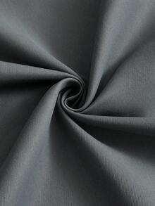 Manfinity Homme Men's Casual Versatile Collar Zip Front Long Sleeve Jacket For Daily Wear - Dark Grey - View 5