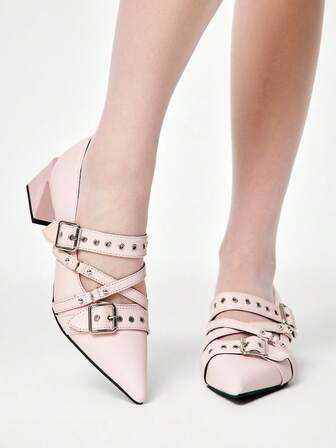 Grunge Punk Elegante spitze Pumps mit Plateauabsatz aus lackiertem Leder für Weihnachten