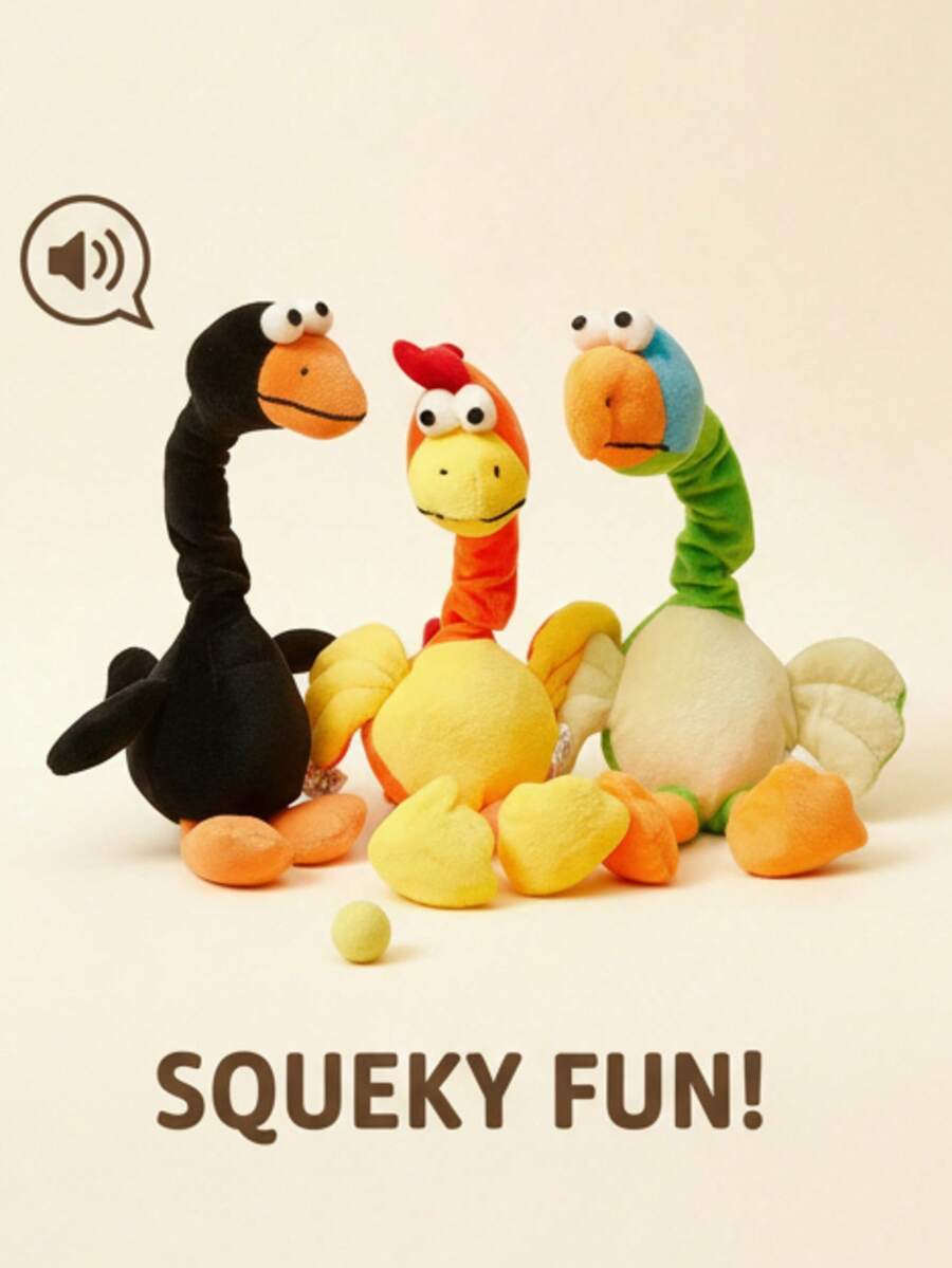 PETSIN Pet Plush Toy With Built-In Sound Device, Resistant To Tearing And Biting, Interactive Sound Toy For Pets, Automatically Sounds When Hugging, Accompanies And Never Feels Lonely - Multicolor - View 1