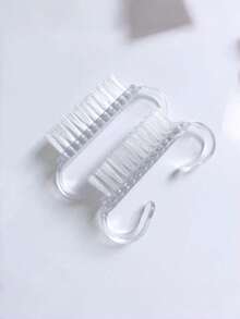 10pcs/50pcs Small Transparent Nail Brush Set Nail Dust Removal Cleaning Brush For Nail Art Manicure Pedicure Multi Purpose Beauty Tools - transparent color - View 8