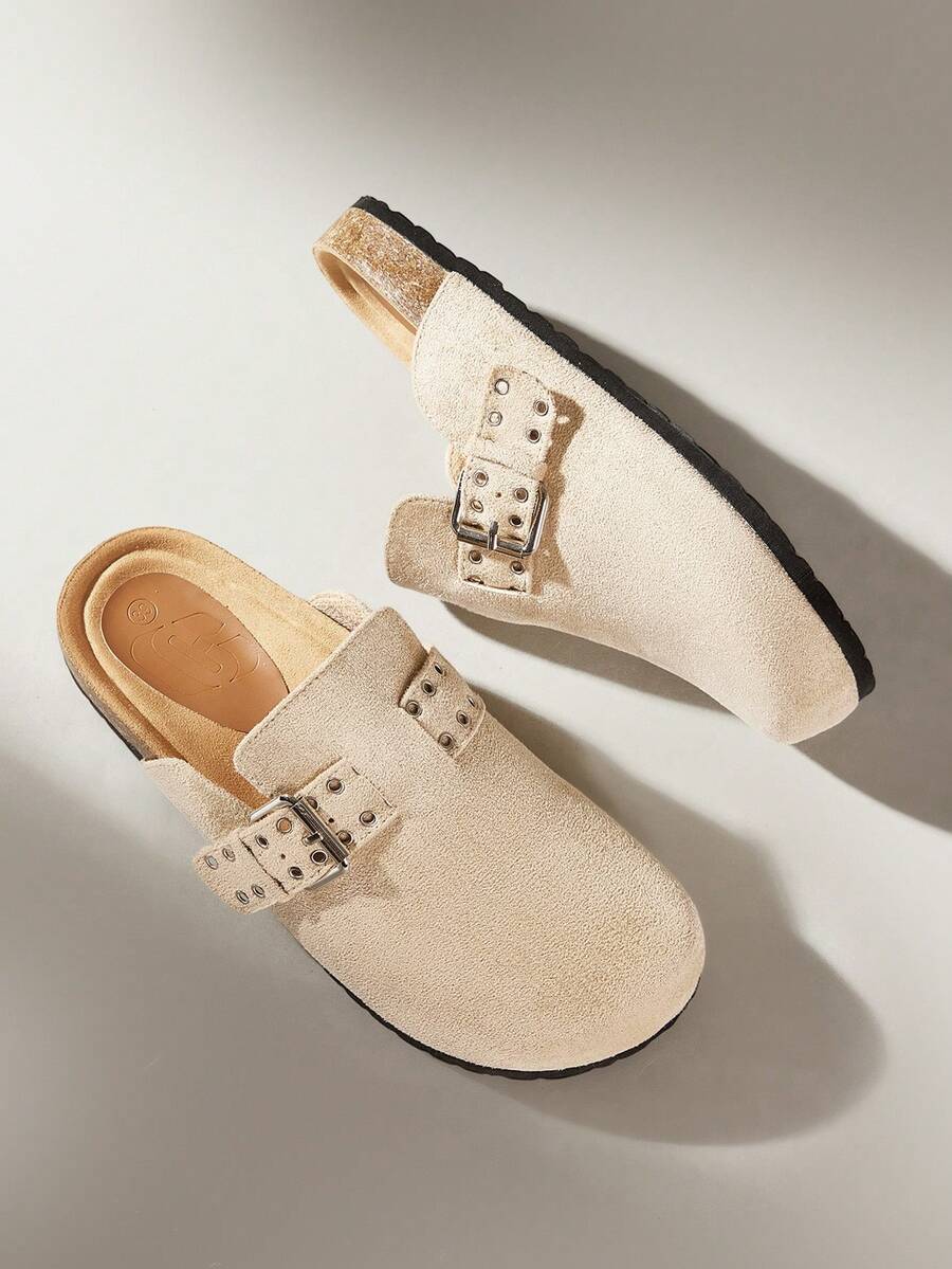 Solecia GIÀY NỮ BỆT THANH LỊCH CHO KỲ NGHỈ HÈ, KỲ NGHỈ XUÂN, LỄ PHỤC SINH VÀ GIÁNG SINH - Màu hạnh nhân nhạt - Xem 1