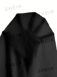 EMERY ROSE Solid Double Button Lapel Neck Blazer For Spring And Autumn Fall Cloth For Women - Black - View 5