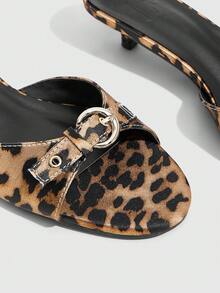 CUCCOO SZL Giày cao gót họa tiết da báo thanh lịch thời trang dành cho nữ - Nhiều màu - Xem 6