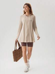 OutZeal 女士防晒外套 夏季日常休闲 防紫外线 速干 凉爽触感 抽绳腰身 长袖 带拇指孔