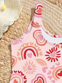 1 bộ đồ bơi liền thân in họa tiết dễ thương cho bé gái, đồ bơi trẻ em, đồ bơi một mảnh cho bé gái, đồ bơi trẻ em, đồ bơi liền thân cho bé gái, đồ bơi liền thân cho trẻ em, đồ bơi liền thân cho trẻ em - Nhiều màu - Xem 5