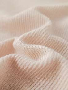 SHEIN 2pcs/Set Unisex Baby Clothes, Baby Boy Casual Sports Red Ribbon Top T-Shirt And Wide Leg Pants Set, Summer/Spring - Multicolor - View 8