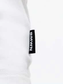 SUMWON 经典必备单品 无袖圆领纯棉背心，版型合身，夏季休闲必备单品 - 白色 - 查看 6