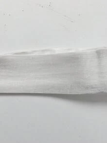 Franclia Silk-Like Fabric Sexy Cinched Waist Blouse With Tie Straps, Suitable For Casual Outings Or Light Office Wear, Spring/Summer - White - View 6