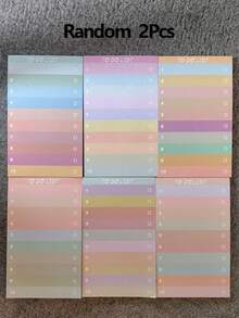 50 Sheets To Do List Sticky Notes, Multicolor Lined Sticky Notes Self Adhesive Sticky Notes Memo Pad To Do List For Office Notepad, Home Office Supplies Back To School - Multicolor - View 6