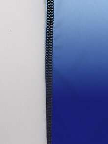 Manfinity KASUA Men's Ombre Round Neck Short Sleeve Rash Guard Swimwear - Royal Blue - View 5