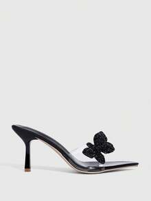 CUCCOO SZL Women Heeled Sandals - Black - View 2