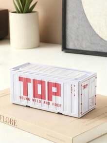 Joivida 适用于客厅、卧室和办公室的收纳盒；创意装饰收纳盒 - 彩色 - 查看 14