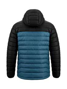 Columbia Powder Lite II Men's Hooded Jacket Everblue Shark - Multicolor - View 2
