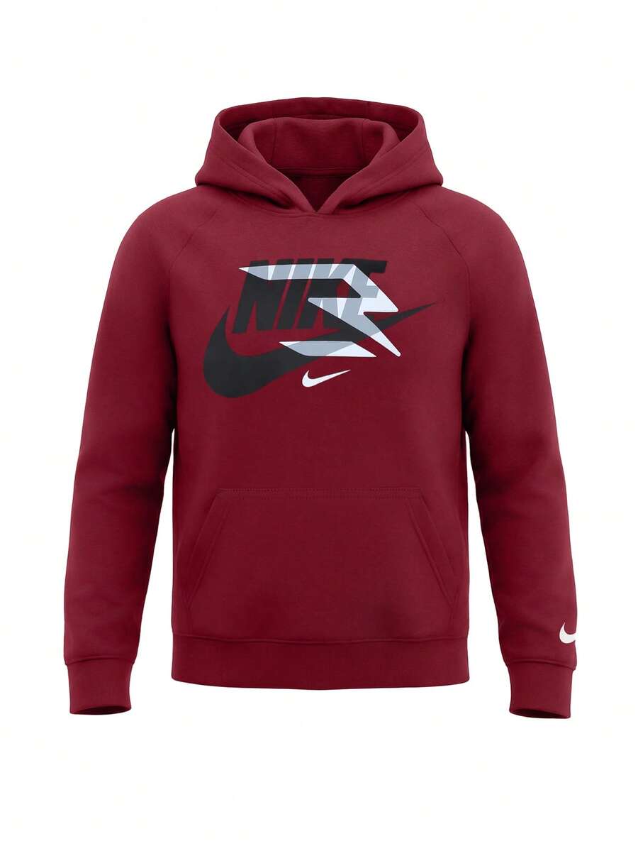 Nike Kids Hoodie Red - CABERNET - View 1