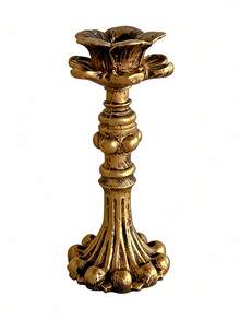 Cirelle 1PC Bar Restaurant Living Room Dining Table Decoration Ornament Atmosphere Photo Prop Candle Holder Base Vintage Candelabra Suitable For Bar, Restaurant, Living Room, Dining Table, Holiday Party, Wedding, Vintage Home Decor, Photography Background And Other Scenes - Multicolor - View 7