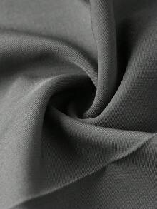 Ellevyn 1 Set Off-Shoulder Blazer Top And Wide-Leg Pants Suit, Suitable For Commuting, Office Wear, Classic & Elegant - Grey - View 5