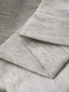 DAZY Tween Boy Cartoon Panda Letter Print Long Sleeve Top And Pants Pajama Set - Grey - View 8