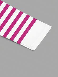 EMERY ROSE Casual Striped Heart Print Long Sleeve T-Shirt, Spring/Autumn - Multicolor - View 4