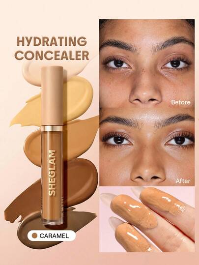 SHEGLAM Like Magic Corrector Hidratante-Caramel Marca Belleza Maquillaje Maquullaje Cosmética para Mujeres Niñas Perfecto para Invierno Ideal para Y2K Elegante Moda Adecuado para Cumpleaños Regalo Fiesta Listo Mejor Color