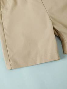 3pcs Young Boy Casual Suit Shorts Set - Multicolor - View 7