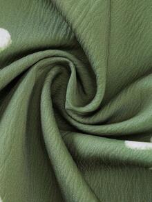 EMERY ROSE Bộ áo liền quần nữ cỡ lớn in họa tiết hoa cúc và ong, áo liền quần hoa màu xanh lá cây cho nữ, áo liền quần mùa hè màu xanh lá cây, áo liền quần in họa tiết hoa cúc và ong màu xanh ô liu, áo liền quần in họa tiết hoa cúc cho nữ, áo liền quần không tay màu xanh lá cây cho nữ, áo liền quần ống rộng in họa tiết hoa, áo liền quần mùa hè màu xanh lá cây, áo liền quần in họa tiết hoa cúc và ong màu xanh ô liu, áo liền quần màu xanh ô liu - màu xanh lá - Xem 3