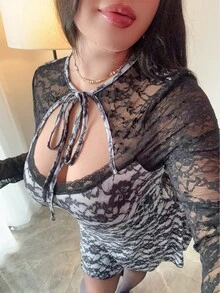 Vibekara Fashionable Lace Valentine's Day Sweet Sexy Bodycon Dress - Black - View 3