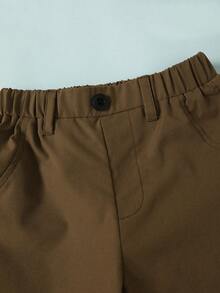 3pcs Young Boy Casual Suit Shorts Set - Multicolor - View 6