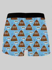 Velminro 男士趣味印花休闲短裤