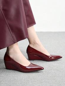 CUCCOO BIZCHIC 女士高跟鞋 - 酒紅色 - 查看 5