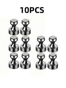 5 10 20 PCS Strong Magnetic Metal Heavy Duty Multi Purpose Black Magnets For Whiteboard Fridge Home Office Organization DIY Crafts Hardware Tools Storage Display Powerful - Black - View 10