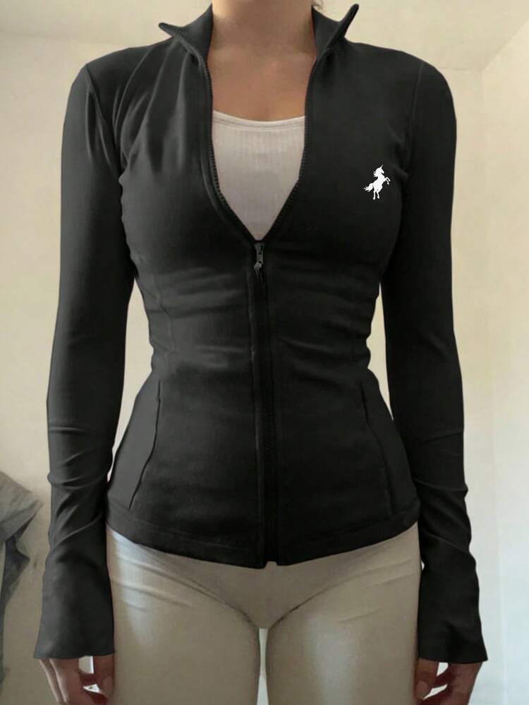 Women's Casual Sports Cardigan Jacket, Spring