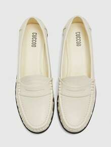 CUCCOO BIZCHIC Kvinnors klackade sandaler - Vitt - Visa 2