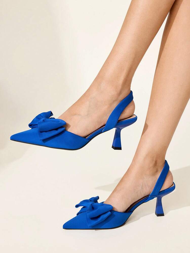 CUCCOO CHICEST Elegant Minimalist Black Pointed Toe Mid Heel Pumps, Suitable For Work, Dates, And Formal Occasions Valentine's Day Elegant Shoes Wedding Shoes Summer Shoes Bride Shoes