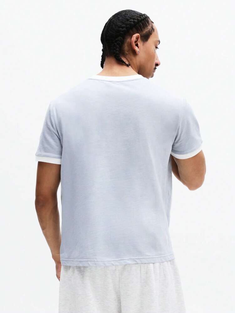 Essential Ringer Tee With Crew Neck