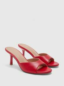 CUCCOO BIZCHIC Women Summer Fashion Versatile High Heel Sandals Spring Shoes Summer Shoes - Tender red - View 7
