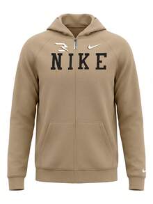 Nike Kids Full Zip Hoodie Beige