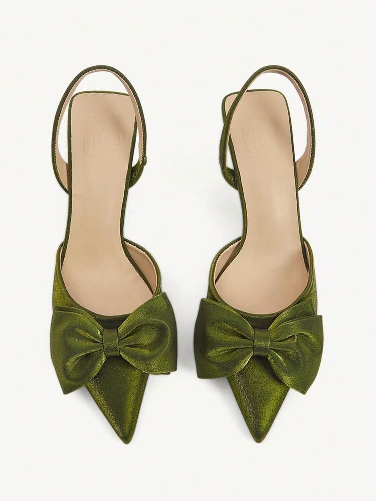 CUCCOO CHICEST Elegant Minimalist Black Pointed Toe Mid Heel Pumps, Suitable For Work, Dates, And Formal Occasions Valentine's Day Elegant Shoes Wedding Shoes Summer Shoes Bride Shoes