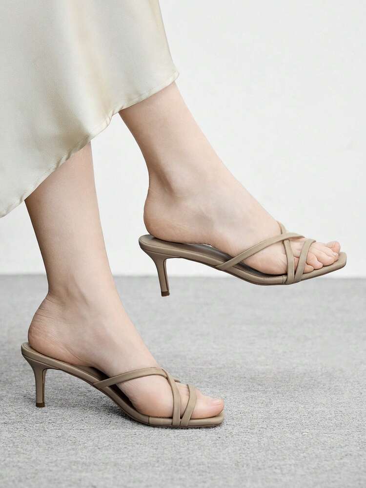 CUCCOO BIZCHIC Women's Pointed Toe High Heel Sandals, Elegant, Sweet, Romantic, Suitable For Afternoon Tea, Dates, Fashion Parties, Workwear, Versatile, Halloween Valentine's Day