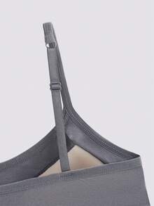 3件套女士纯色可调节肩带舒适无钢圈加厚运动文胸，适合运动、睡眠 - 彩色 - 查看 6