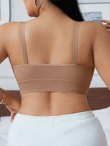 1 bộ đồ ngủ liền mạch cỡ lớn thoải mái dành cho nữ. - Màu nâu  Mocha - Xem 2