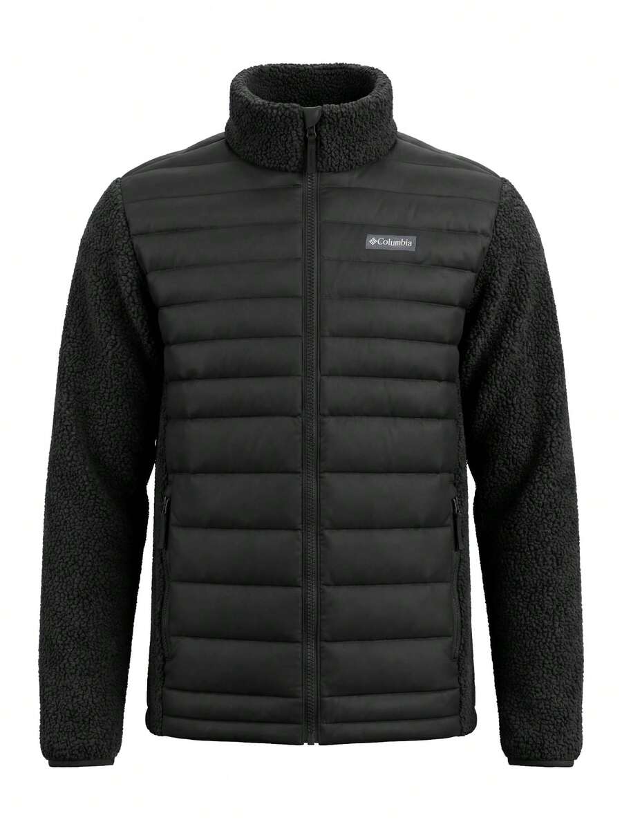 Columbia Men's Hybrid Down Jacket Black - Black - View 1