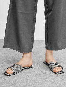 CUCCOO BIZCHIC Damen Silber Mesh einfache flache Zehen elegante Lässig bequeme Slip-On Ballerinas, geeignet für Arbeitsplatz, Pendeln, Dates, formelle Anlässe - Grau - Übersicht 6