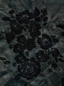 Sweetra Romantic Birthday, Vacation, Elegant, Original New Chinese Style Deep Gray Tie-Dye Bodycon Skirt With Front Side Slit And Pleated Waist, Sexy Slim Fit Pencil Skirt, Casual Daily Wear Maxi Women - Multicolor - View 3