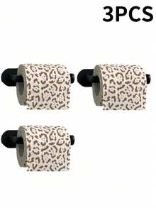 Joivida 1 Or 2 Rolls/Pack, Ambitious Leopard Pattern Roll Toilet Paper, Party Decorations, Party Gifts, Home Decorations, Novelty And Humorous Gifts, 3 Layers Of 160 Sheets Per Roll, 100g/Roll, Made Of Natural Wood Pulp Paper, Individually Packaged, Suitable For Use In Homes, Bathrooms, Offices, Nightclubs, Workshops, And Other Places - Multicolor - View 12