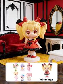 POKOJA LAND 盲盒收藏手办礼品，可爱装饰，粉彩可爱动漫女孩角色盲盒，ABS收藏手办套装（6个常规款+1个隐藏款），桌面装饰摆件，送给朋友、家人和动漫爱好者的完美生日圣诞礼物 - 潮玩盲盒 - 查看 9