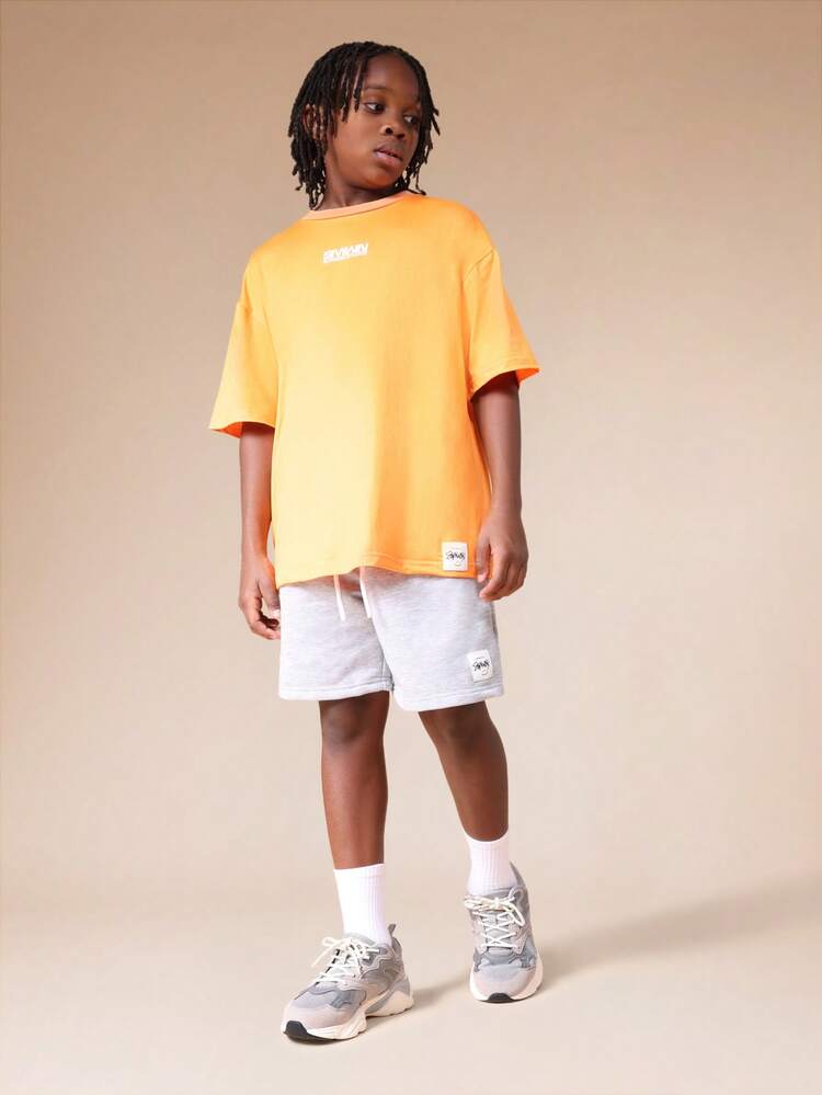 Relaxed Tee And Shorts Set