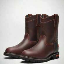 Rogeri Botas Establo Hombre Uso Rudo Trebol Parche Antiderrapante - COBRE - Ver 3