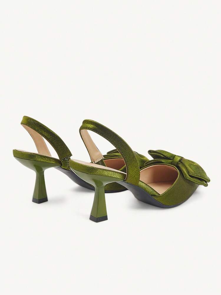 CUCCOO CHICEST Elegant Minimalist Black Pointed Toe Mid Heel Pumps, Suitable For Work, Dates, And Formal Occasions Valentine's Day Elegant Shoes Wedding Shoes Summer Shoes Bride Shoes