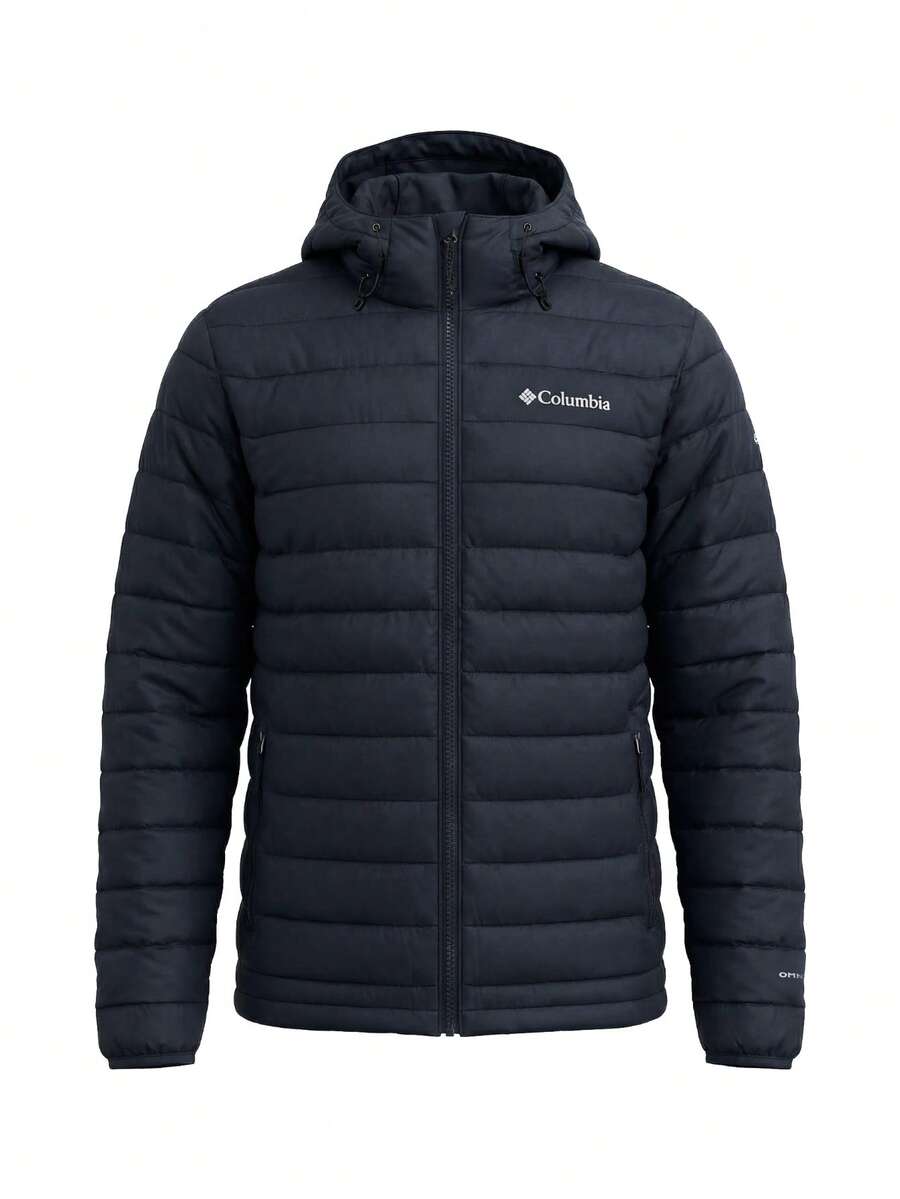 Columbia Powder Lite II Men's Hooded Jacket Black - Black - View 1