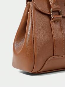 SHECARRY Women's Handbag, Fashion & Versatile, Suitable For Daily Commute, Travel, Shopping, Casual Outing - Brown - View 6